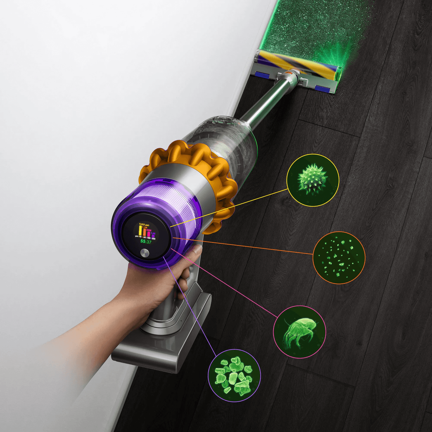 Dyson V15 Detect Aspirador de Pó Sem Fio - Bivolt